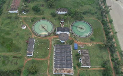 Aerial view of WTP complex
